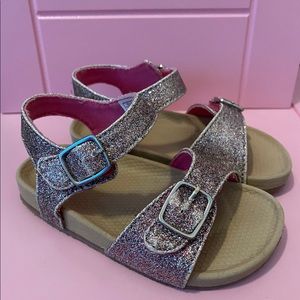 Toddler girl glitter sandals-Sz 7